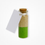 Mărturie Handmade – Sticluță cu Nisip (2 Culori) - imagine 8