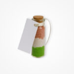 Mărturie Handmade – Sticluță cu Nisip (3 Culori) - imagine 4