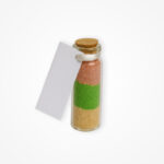 Mărturie Handmade – Sticluță cu Nisip (3 Culori) - imagine 3