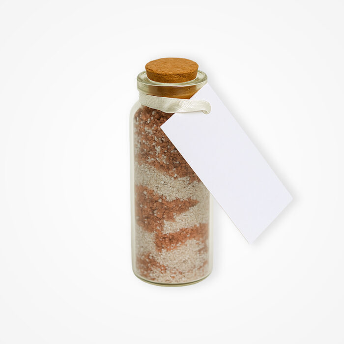 Mărturie Handmade – Sticluță cu Nisip (2 Culori) - imagine 4