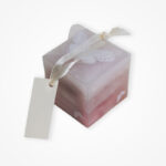 Mărturie Handmade – Lumânare Cub Roz