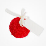 Mărturie Handmade – Lumânare Rotundă Trandafir