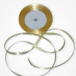 Panglică Satinată Maro Deschis – 0,6 cm x 22 m