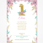 Invitație digitală pentru tăierea moțului „Prințesa de un anișor” LI-A005