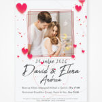 Invitație digitală pentru nuntă și botez „O familie, o zi specială” LI-BN002