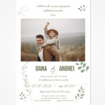 Invitație digitală de nuntă – „Rustic Love” LI-N011